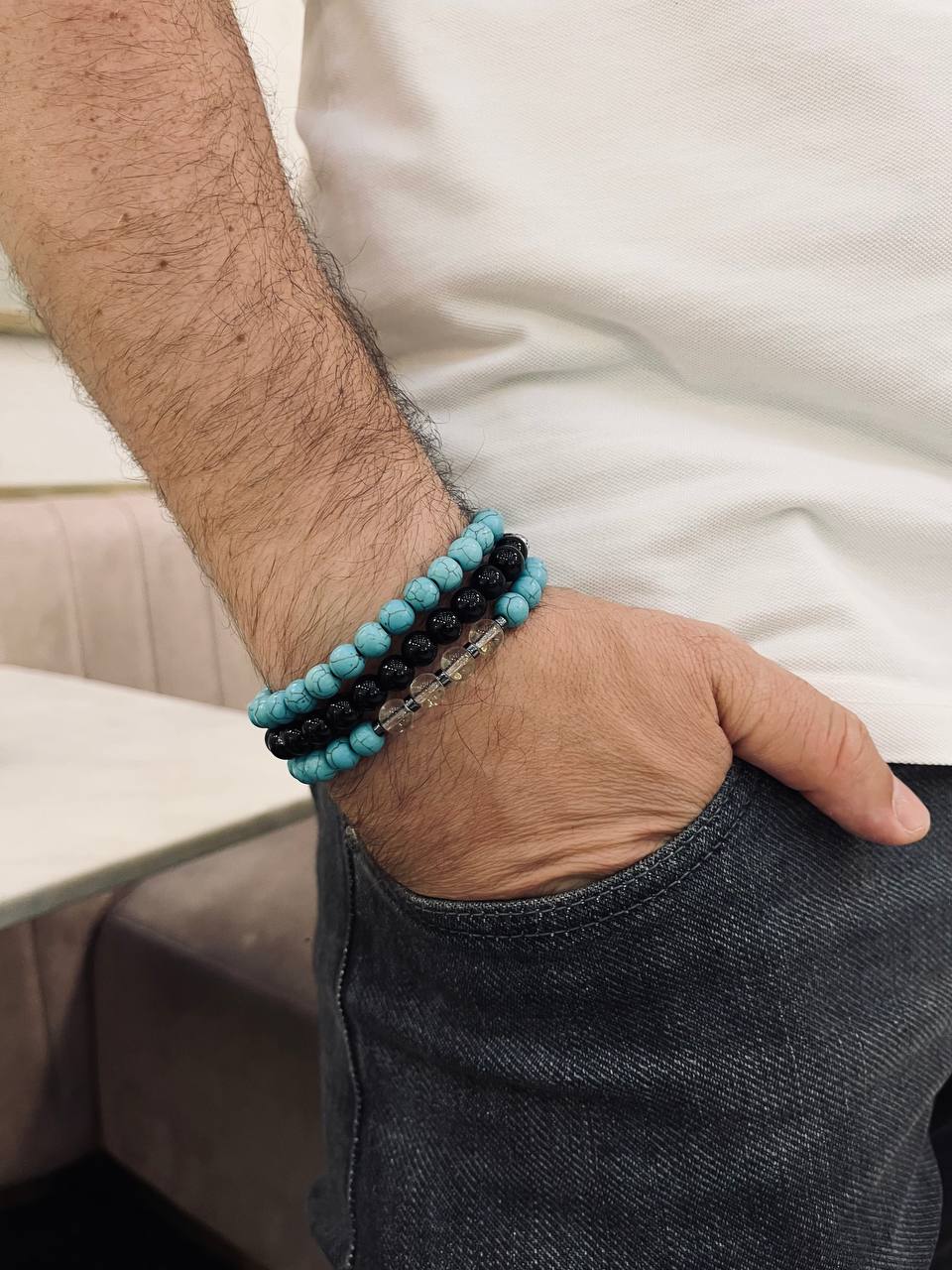 طقم مروان - أساور عقيق