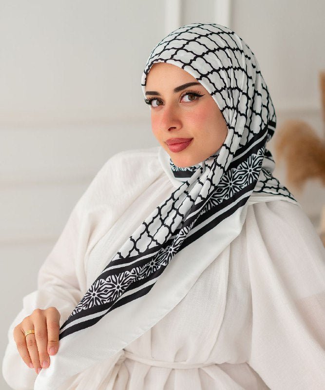 وشاح سالي - قطن وساتان