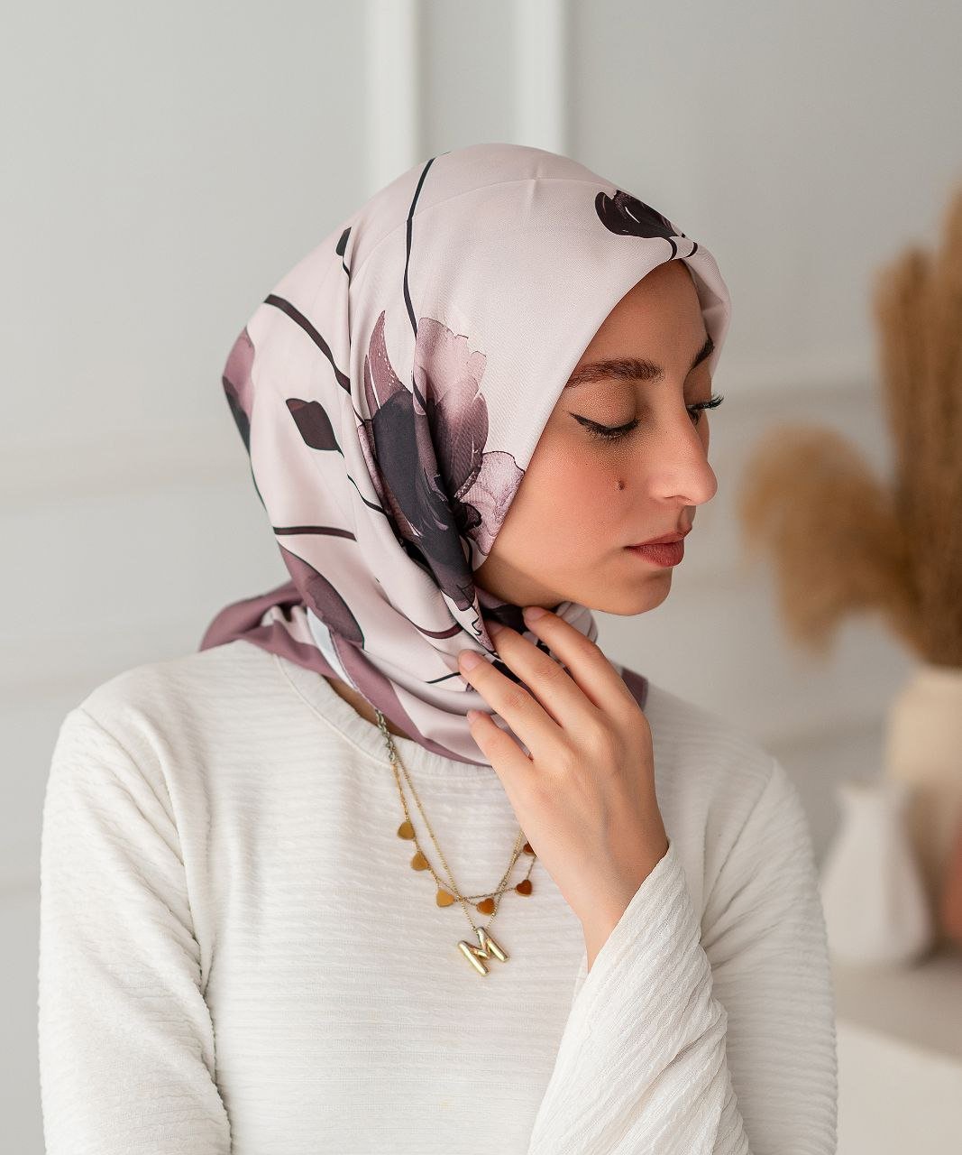 وشاح سالي - قطن وساتان