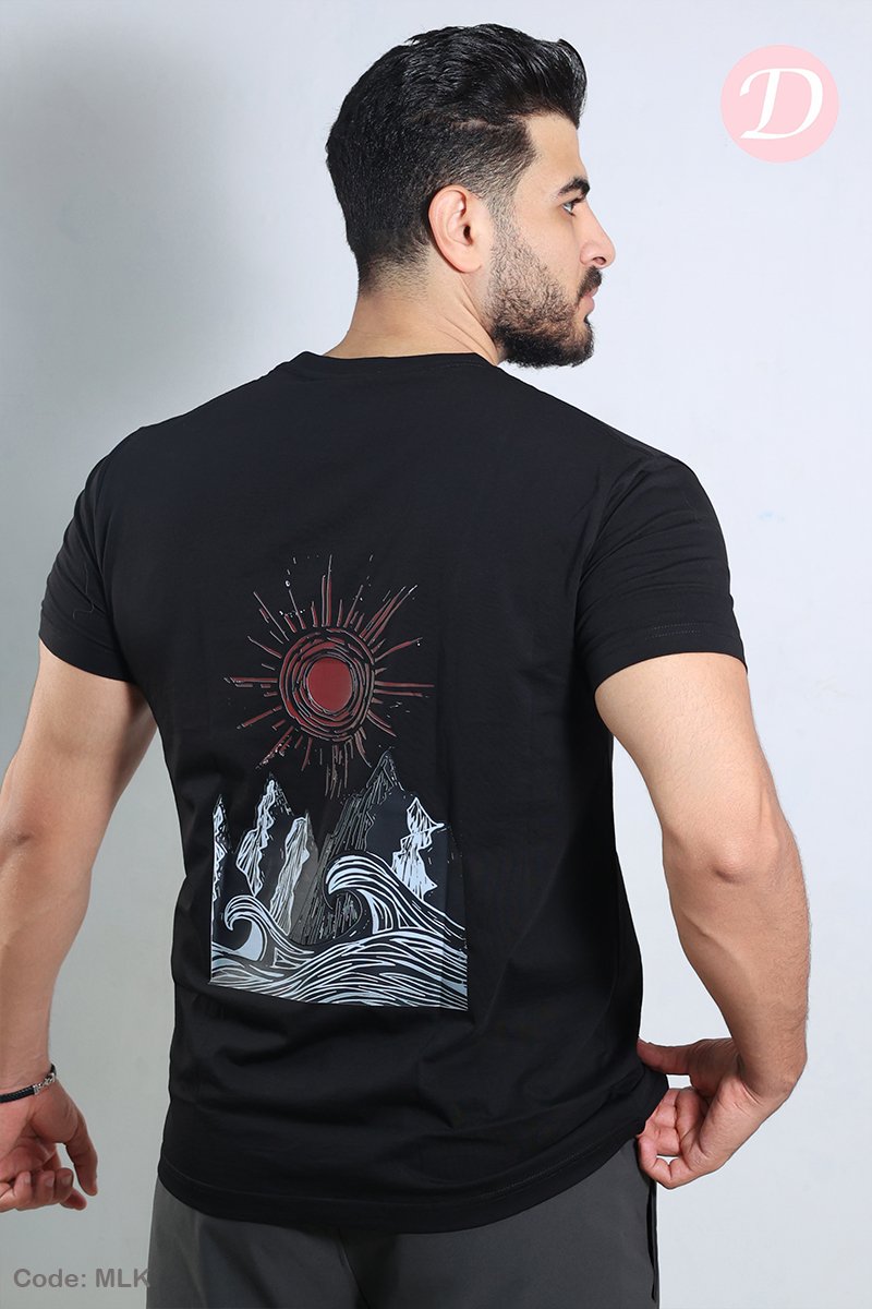 Red Sun T-shirt - Cotton