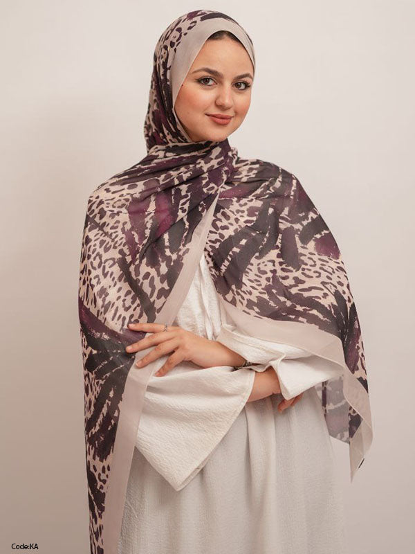 Irem Scarf - Crepe Digital