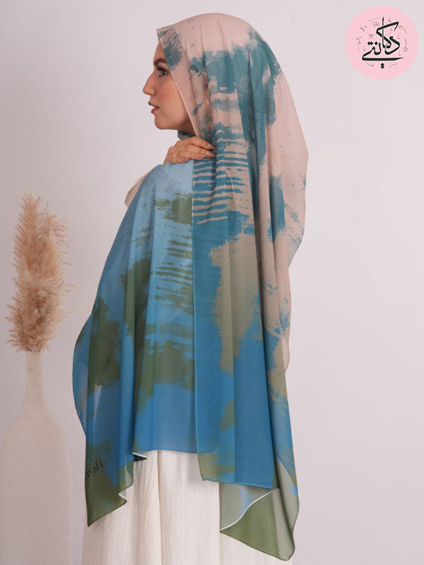 Ritag Scarf - Crepe Digital