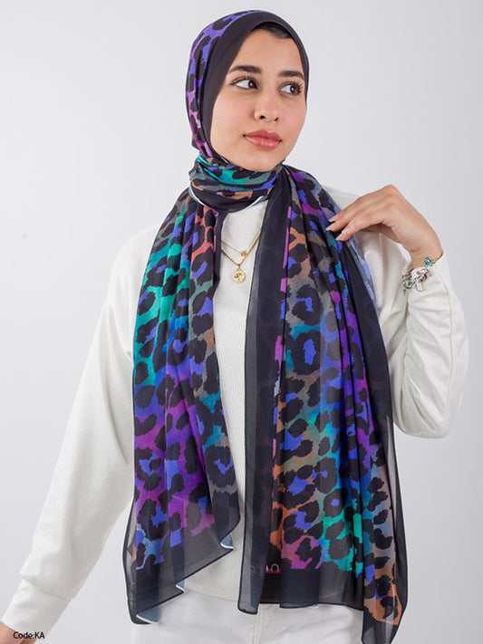 Saja Scarf - Crepe Digital