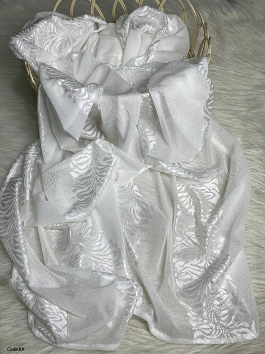 Eva Scarf - French Tulle And Satin