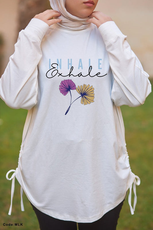Inhale Woman T-shirt - Cotton