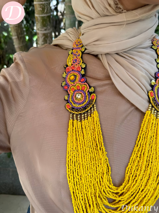 Samira Necklace - Colorful Stone