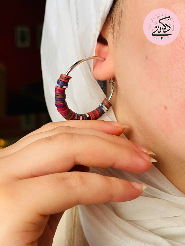 Noha Earrings - Rubber