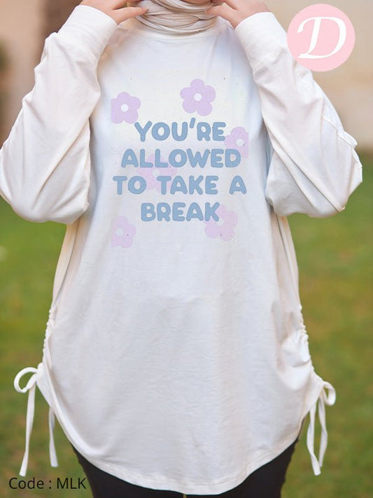 Take Break Woman T-shirt - Cotton