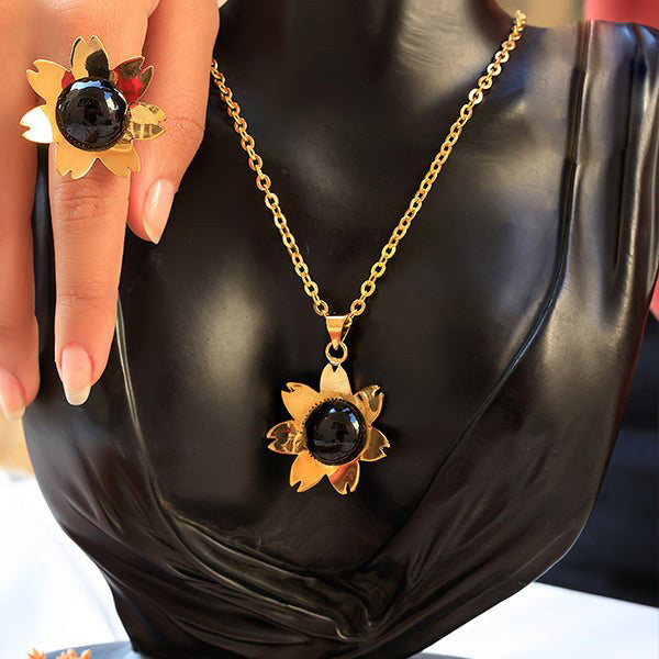 Vintage Flower Set - Gold Plated