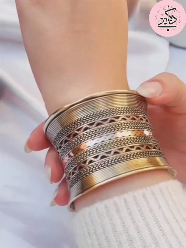 Maya Bangle - Pure copper