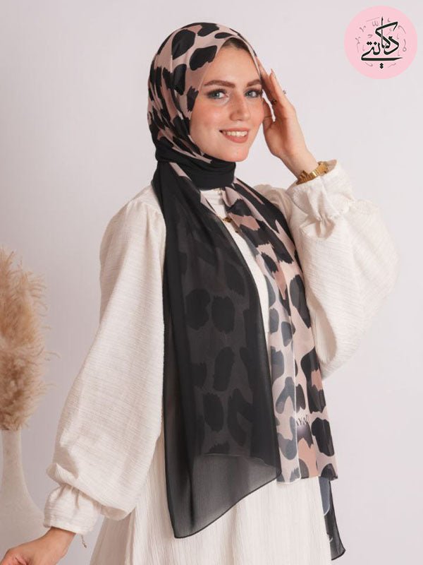 Fatma Scarf - Crepe Digital