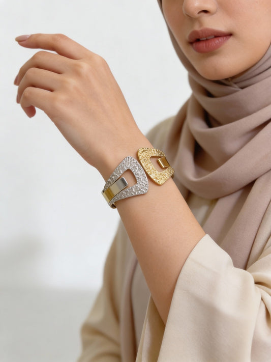 Mixed Bracelet - Stainless Gold & Silver Plated