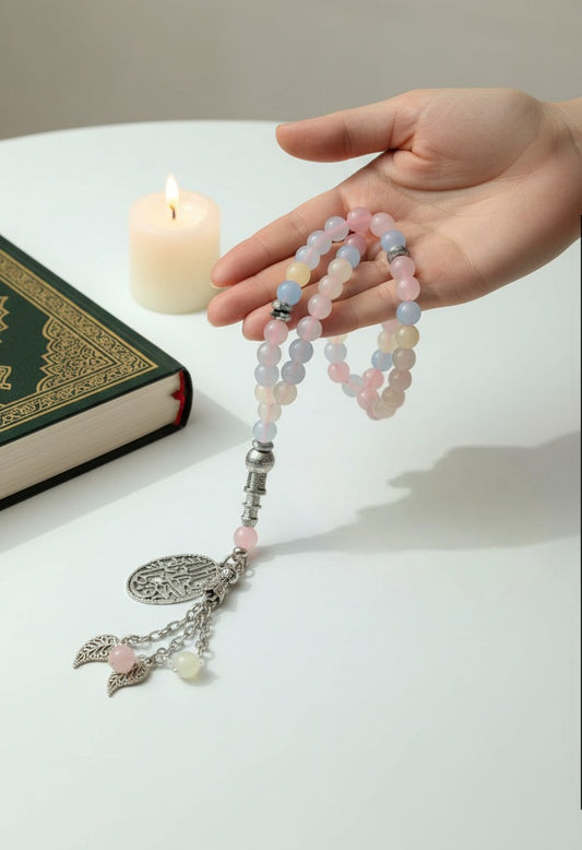 Delicate Rosary - Agate Stones