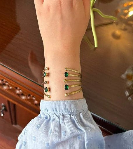 Green Stone & Calm Set – Copper