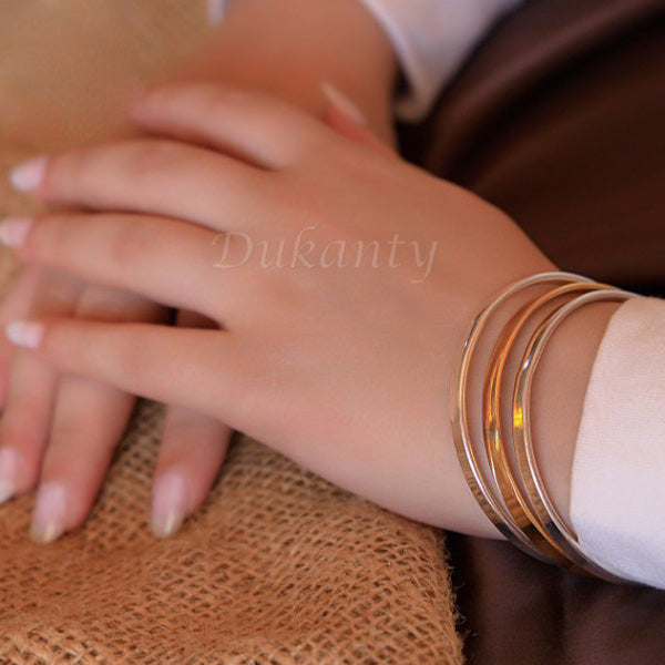 Delicate Anne Bracelets Set - Gold And Silver Plated