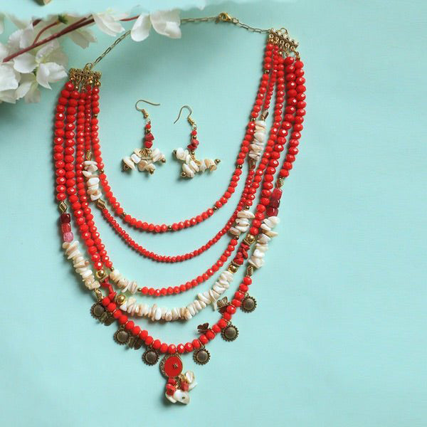 Rojo Set - Crystal and Seashell