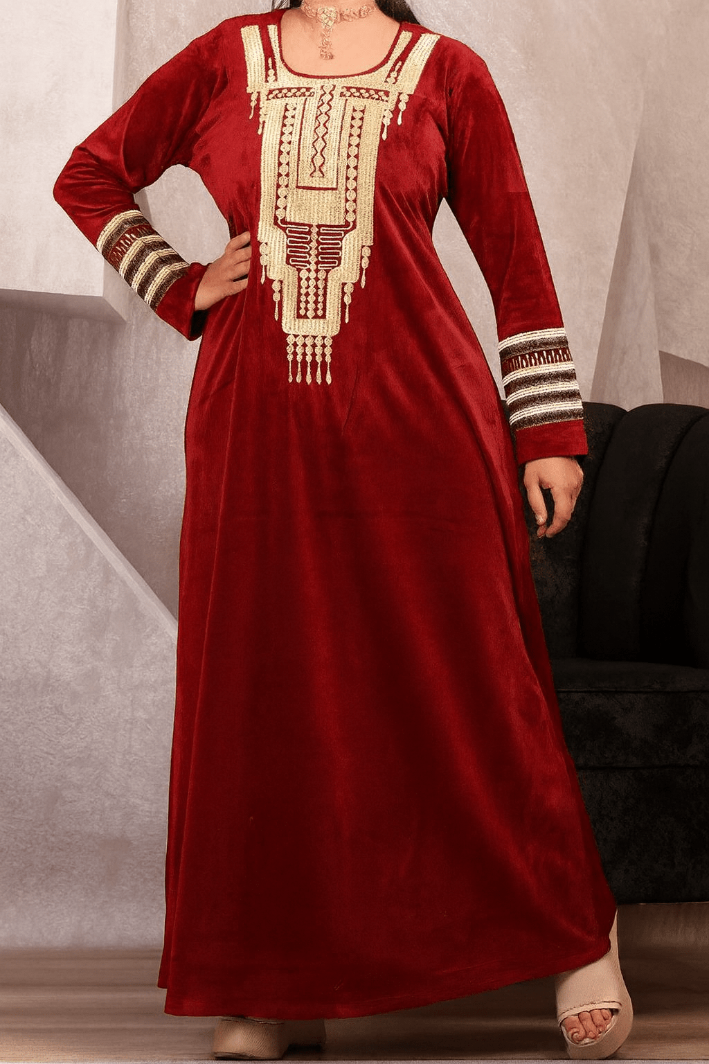 أفنان جلابية - مخملية