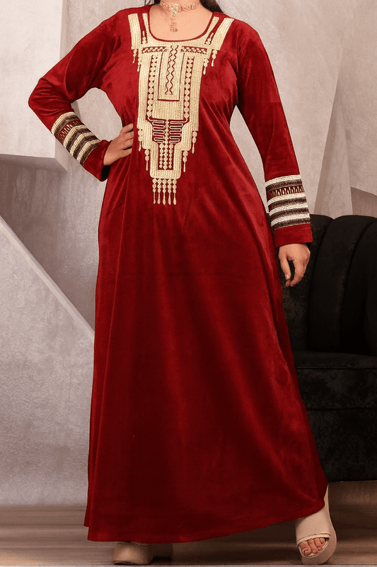 أفنان جلابية - مخملية