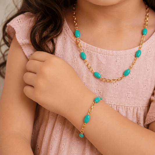 Hoda Kids Set - Turquoise Stone