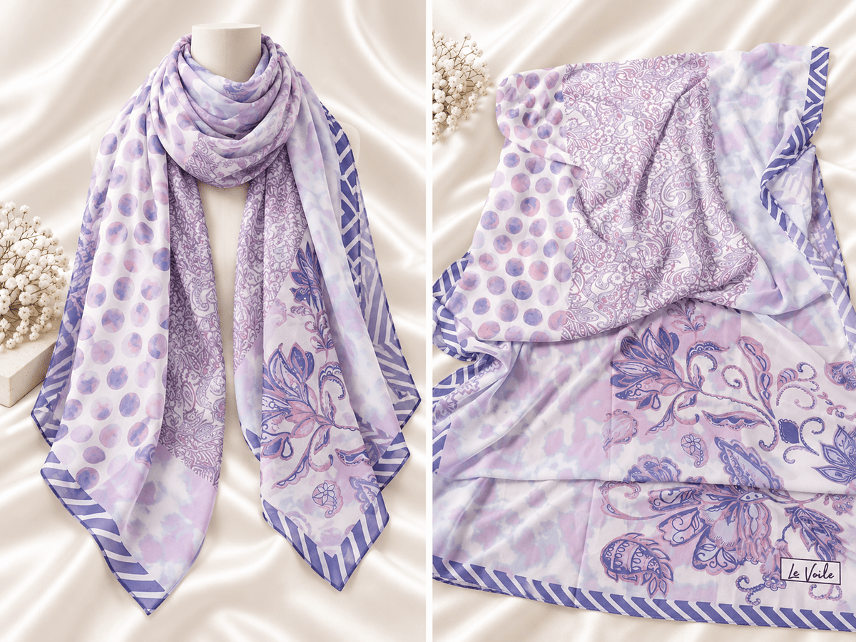 Lamis Scarf - Crepe Chiffon