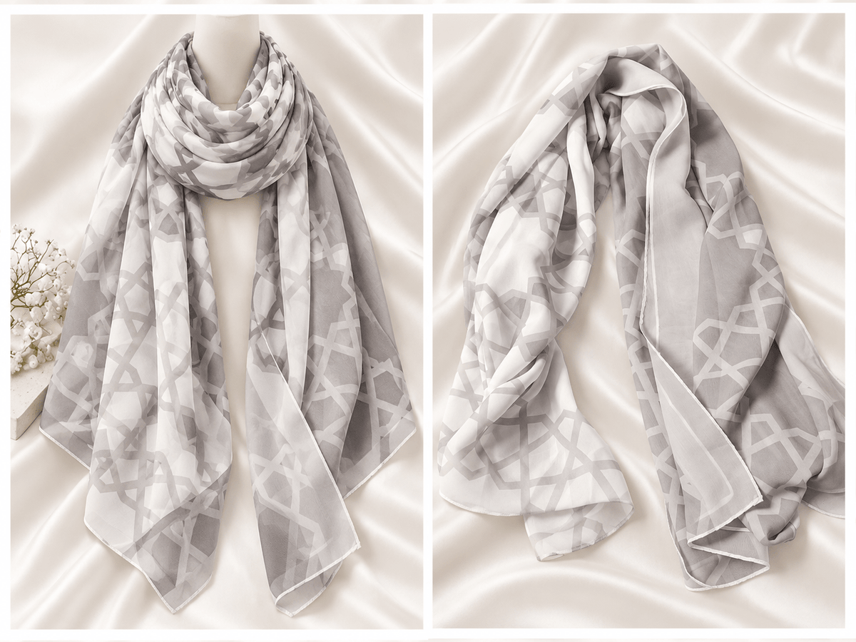 Asala  Scarf - Crepe Chiffon
