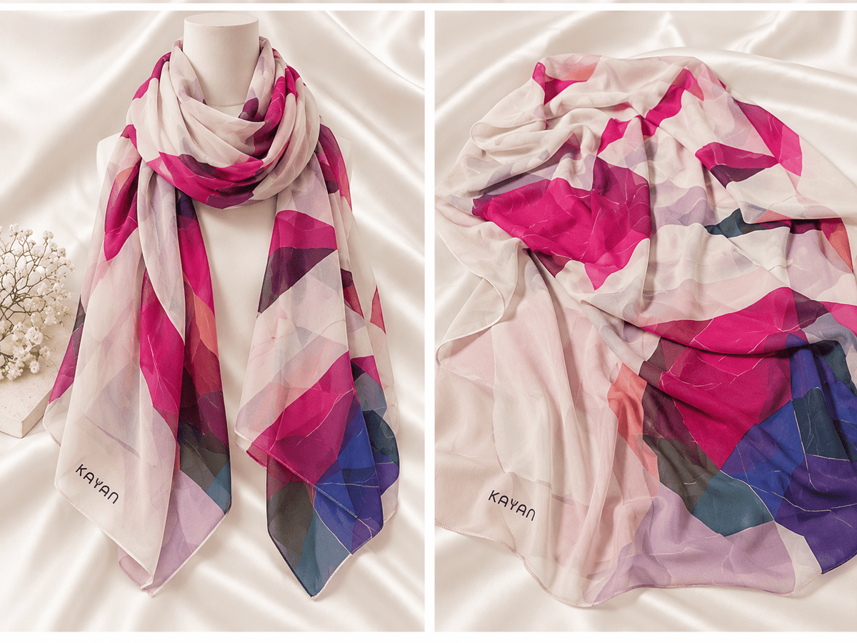 Farha Scarf - Crepe Chiffon