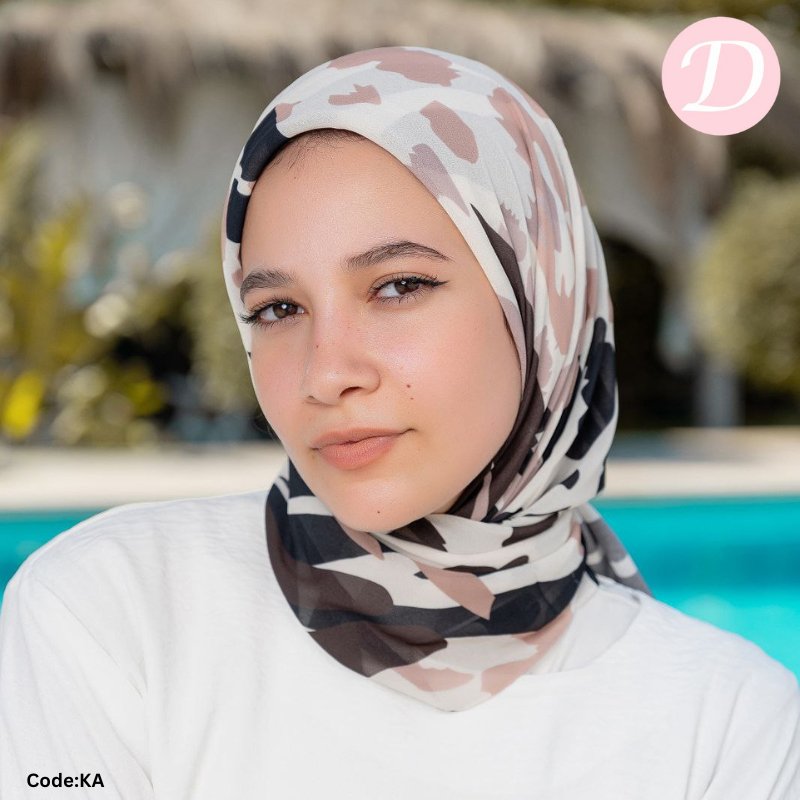 Gana Scarf - Digital Chiffon