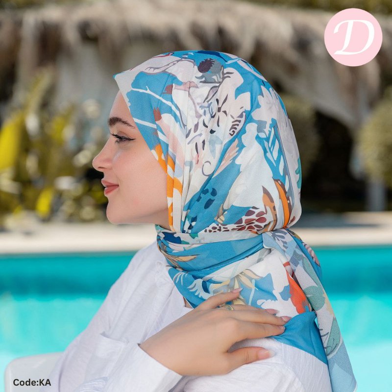 Kawthar Scarf - Digital Chiffon