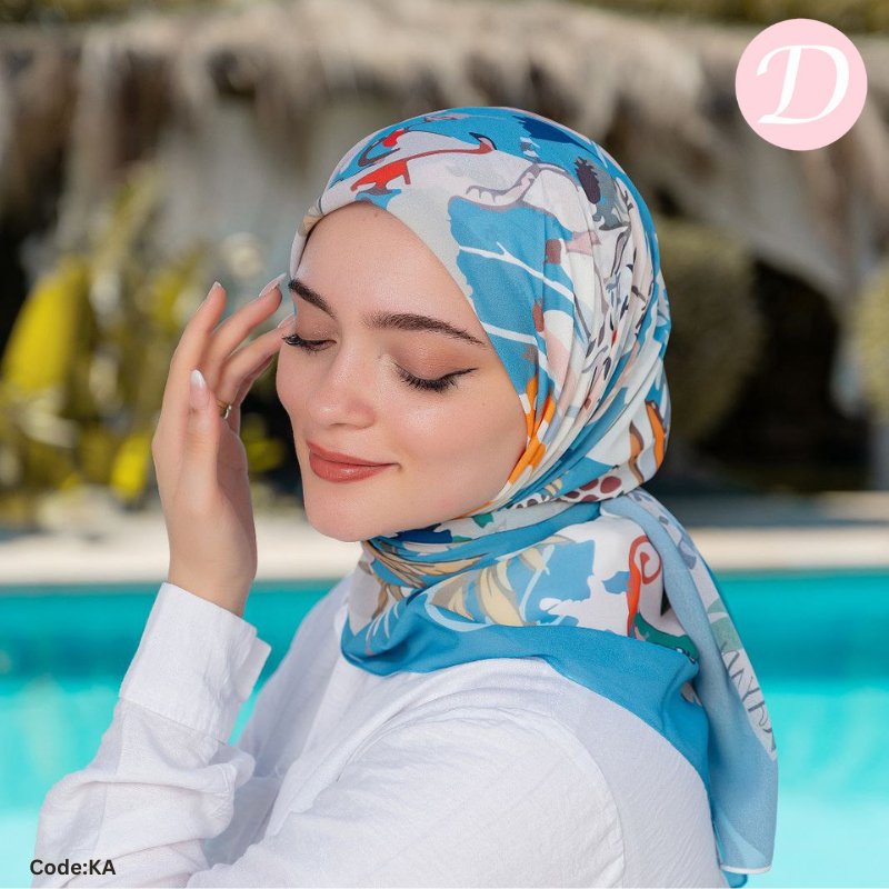 Kawthar Scarf - Digital Chiffon