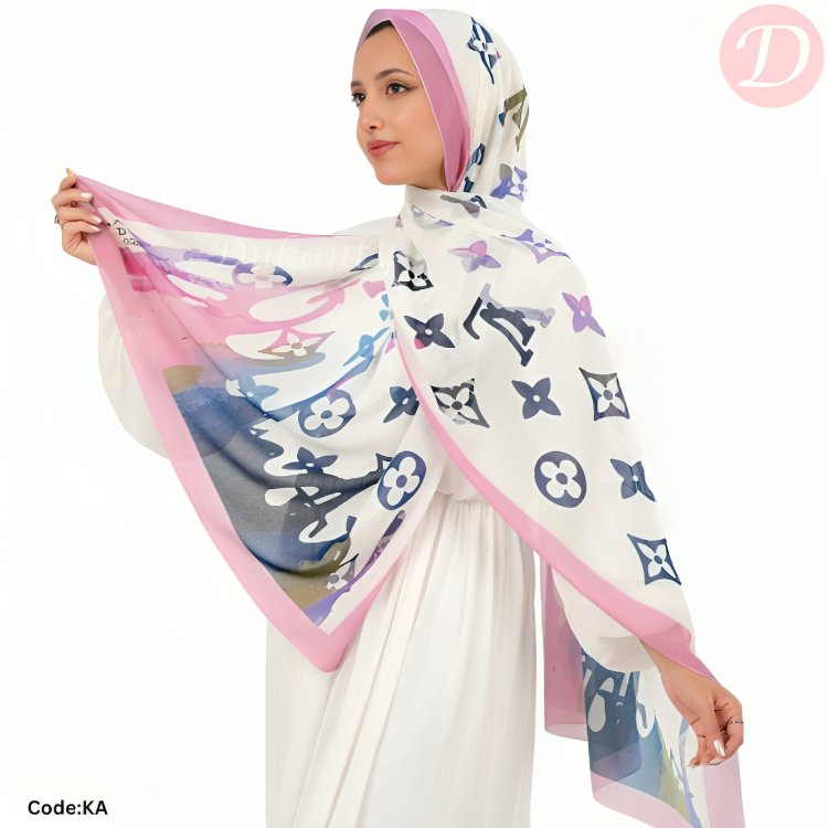 Fayroz Scarf - Crepe Digital