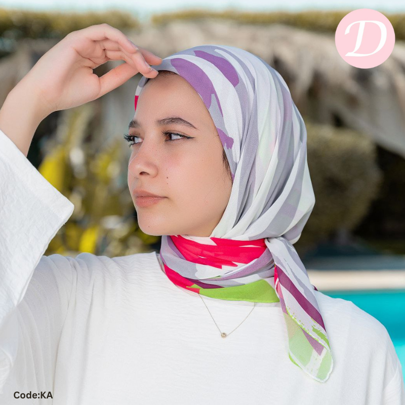 Yomna Scarf - Digital Chiffon