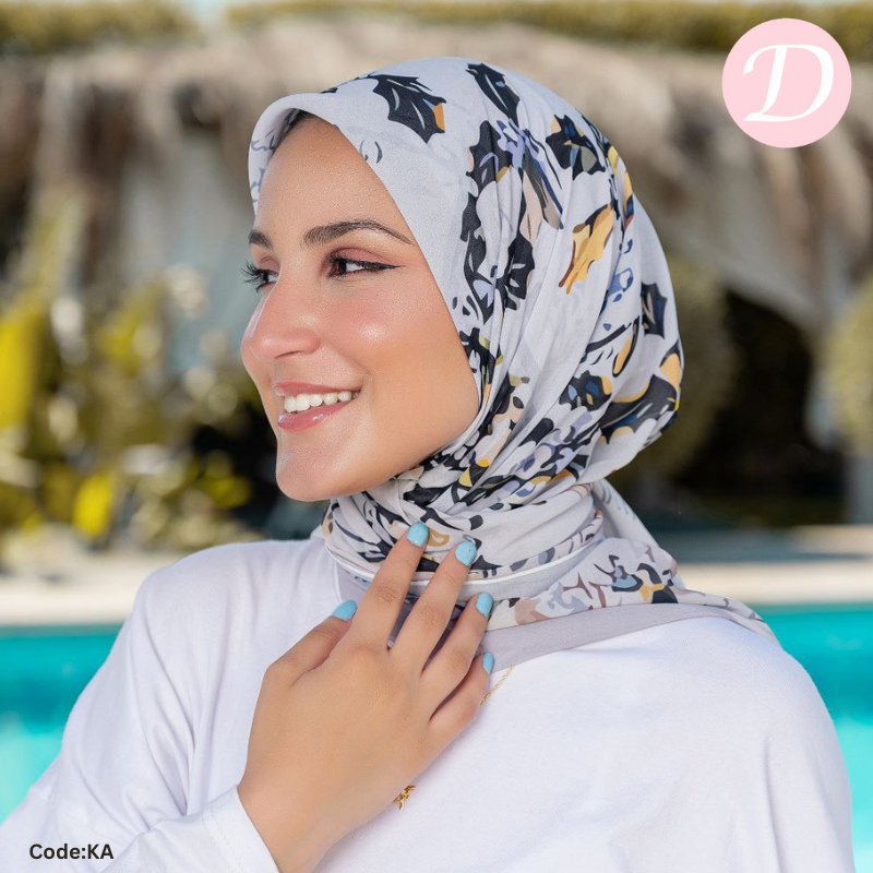 Salma Scarf - Digital Chiffon