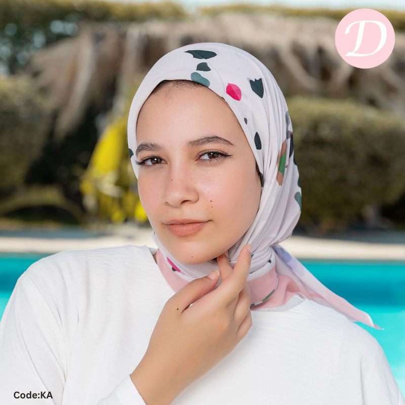 Zainab Scarf - Digital Chiffon