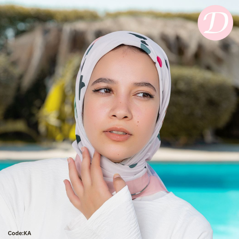 Zainab Scarf - Digital Chiffon