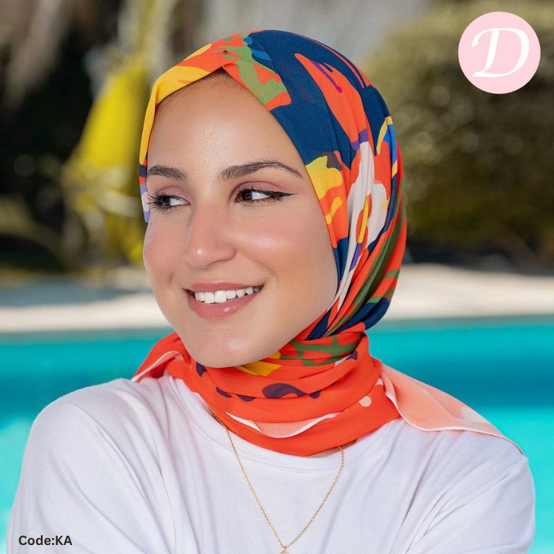 Bayan Scarf - Digital Chiffon