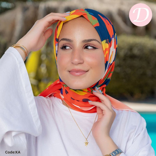 Bayan Scarf - Digital Chiffon