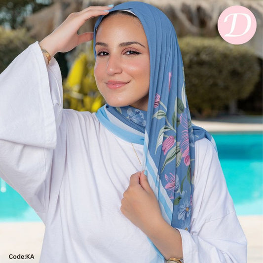 Nada Scarf - Digital Chiffon