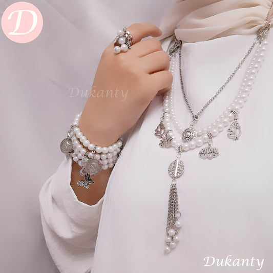 Hanan Set - Pearl Stones