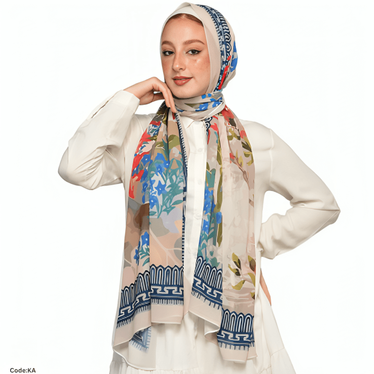Eman Scarf - Crepe Chiffon