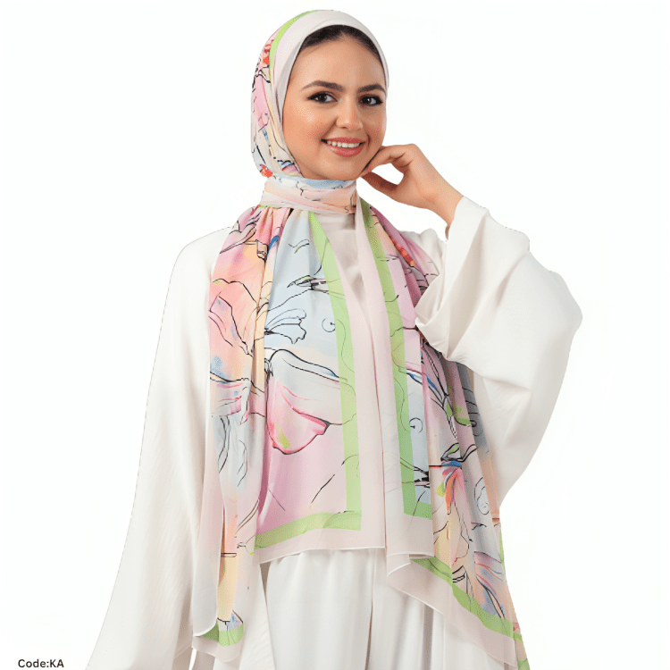 Nada Scarf - Crepe Chiffon