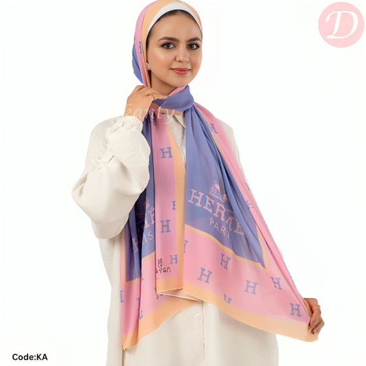 Aya Scarf - Crepe Digital