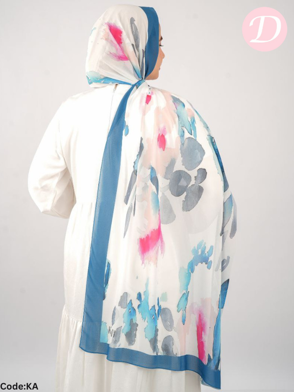 Hayam Scarf - Crepe Digital