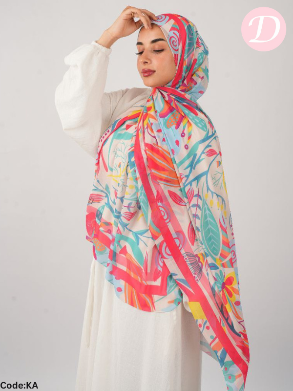 Zina Scarf - Crepe Digital