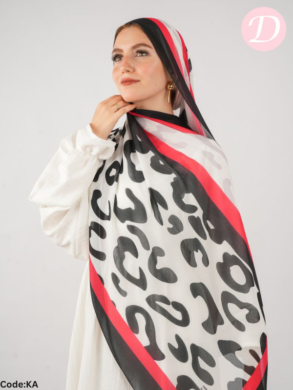 Rahaf Scarf - Crepe Digital