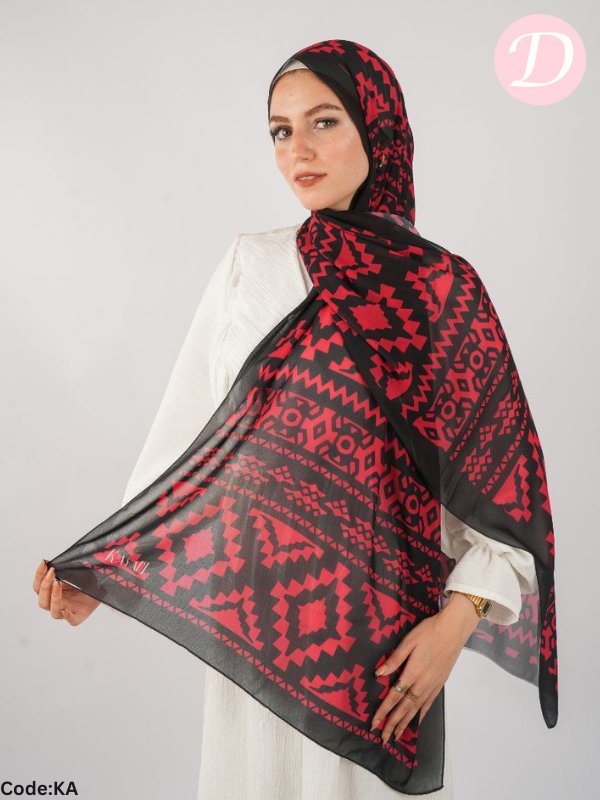 Alaa Scarf - Crepe Digital