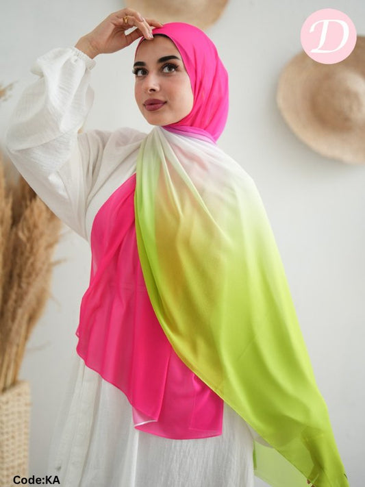 Layan Scarf - Crepe Digital