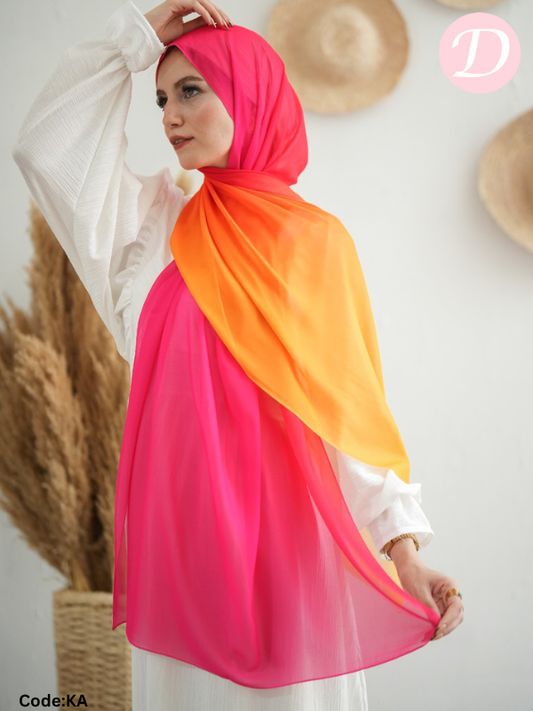 Rahma Scarf - Crepe Digital