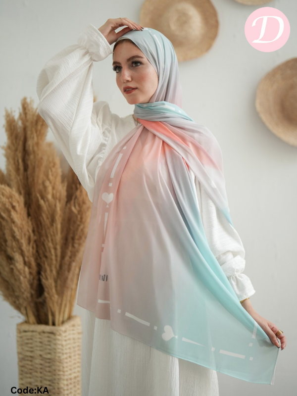 Yasmin Scarf - Crepe Digital