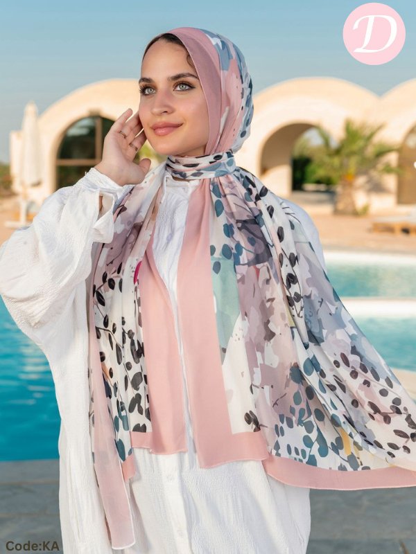 Evelyn Scarf - Crepe Chiffon