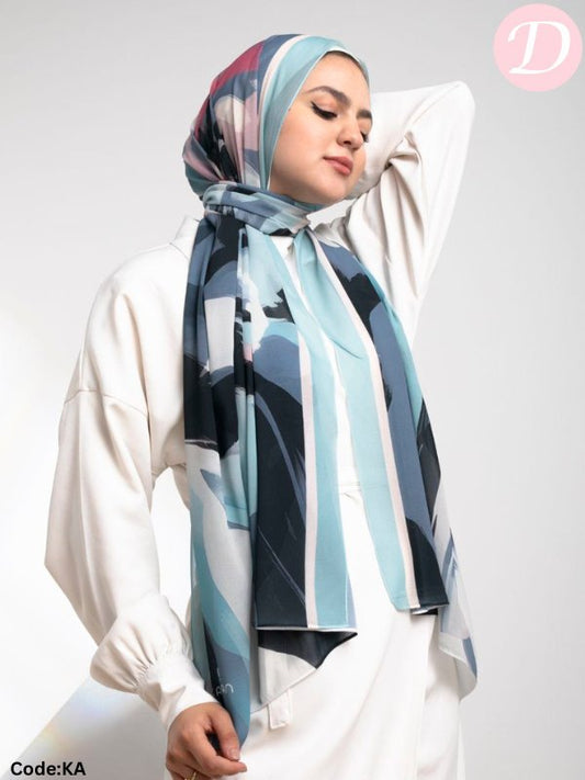 Yamur Scarf - Crepe Digital